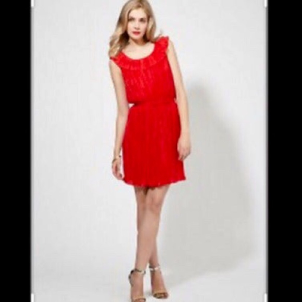 Nordstrom’s “Seamline Cynthia Steffe” Red dress.